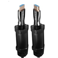 Lindy 100m Armored Fibre Optic